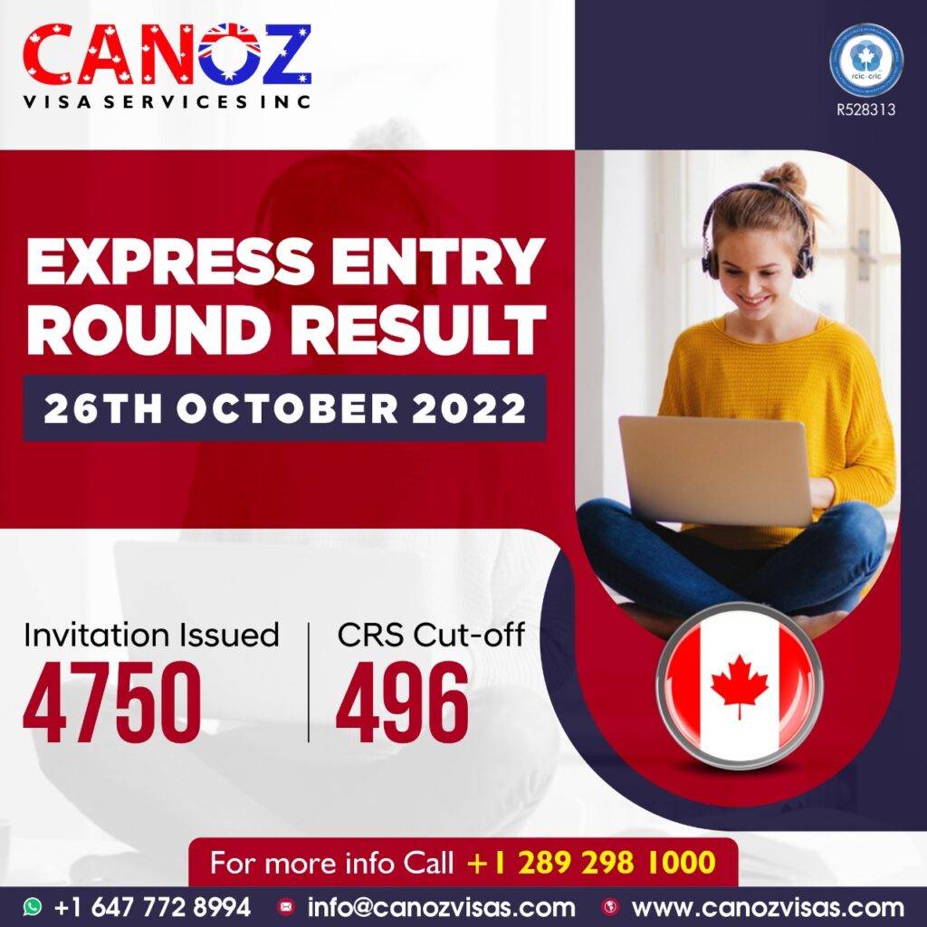 Express Entry Draw 26 October