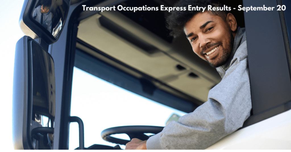 Transport Occupations Express Entry draw